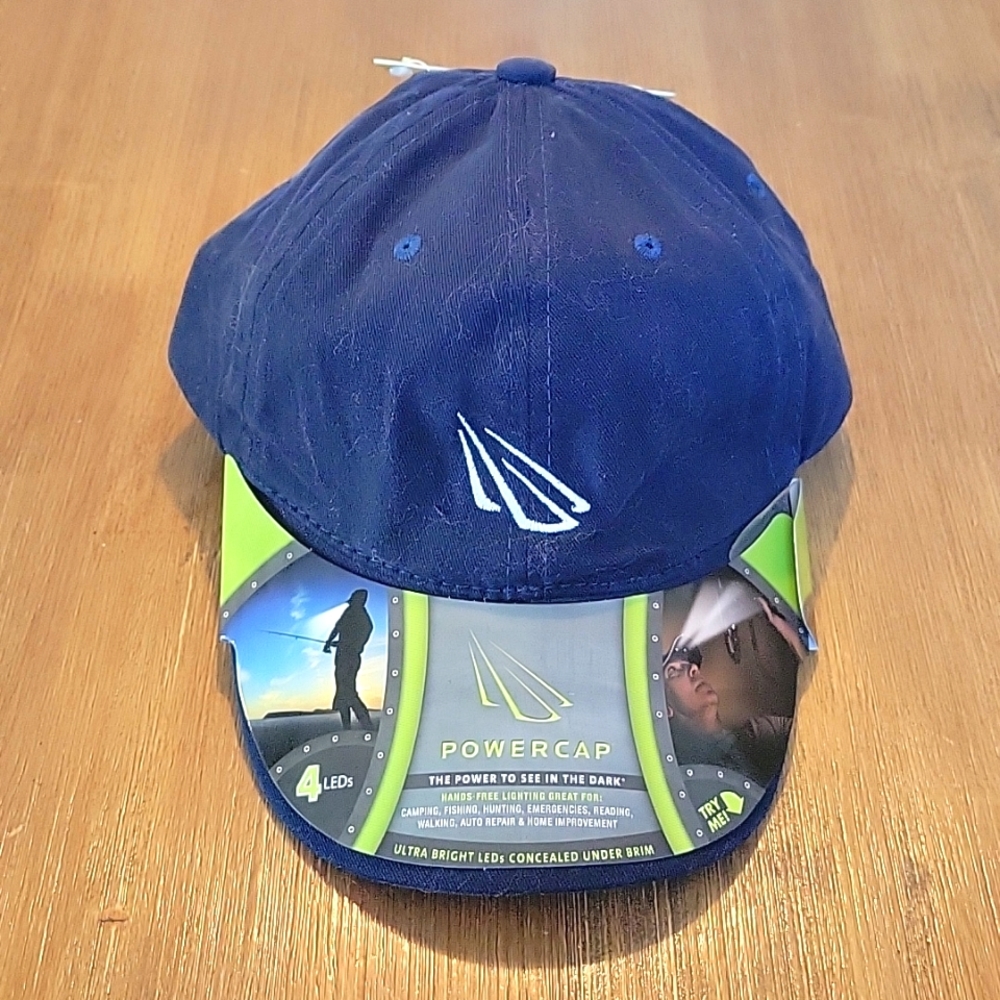 Power Cap hat with built-in LED light